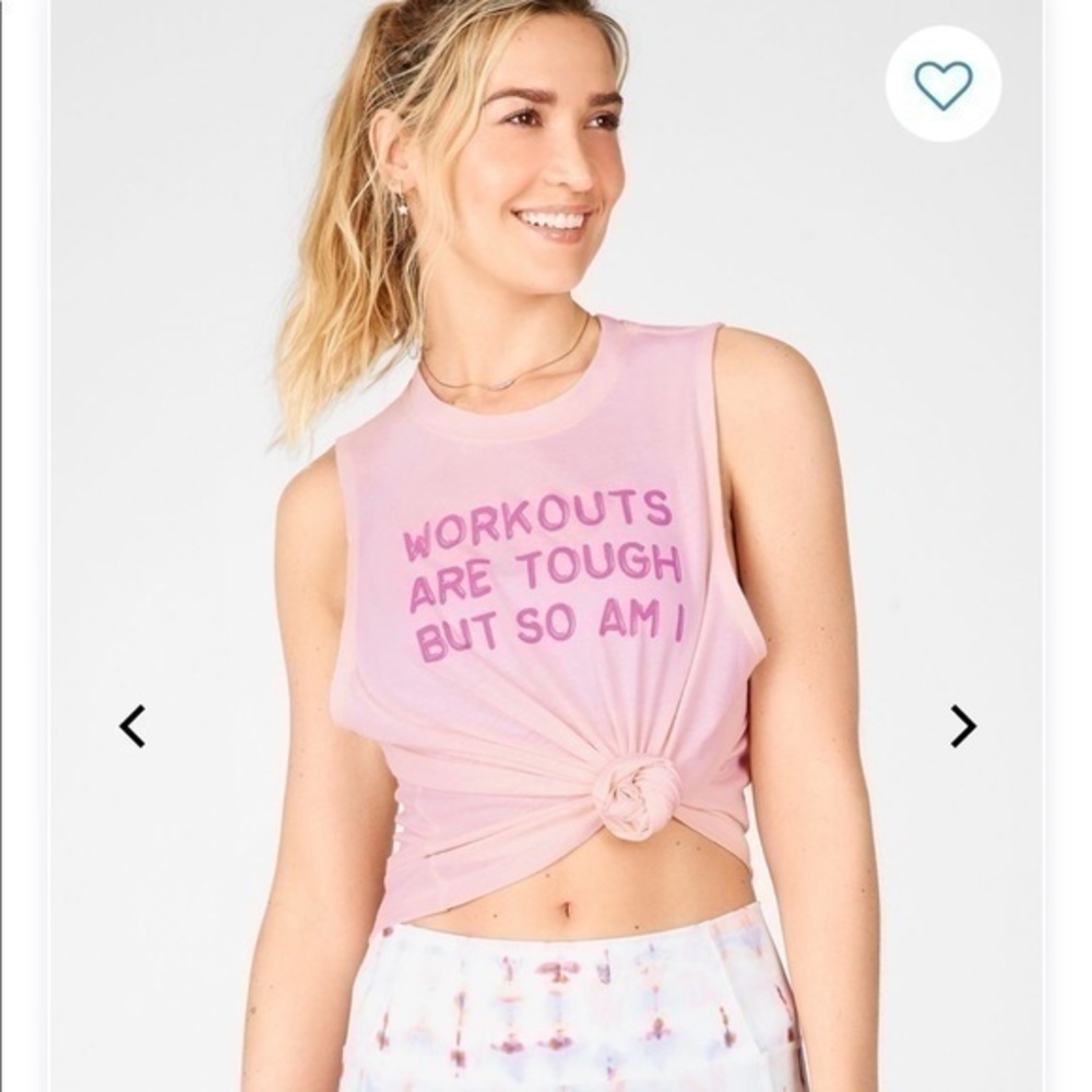 Fabletics Pink Workout Tank Size Small - Picture 2 of 11
